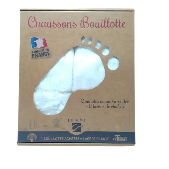 Bouillotte Pelucho Chausson beige Extensible 36-43 Bouillotte Pelucho Chausson beige Extensible 36-43