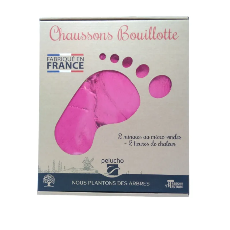Bouillotte Pelucho Chausson Fushia Extensible 36-43