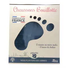 Bouillotte Pelucho Chausson Noir Extensible 36-43