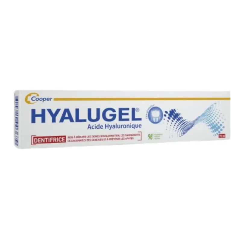 Hyalugel Dentifrice Acide Hyaluronique 75ml
