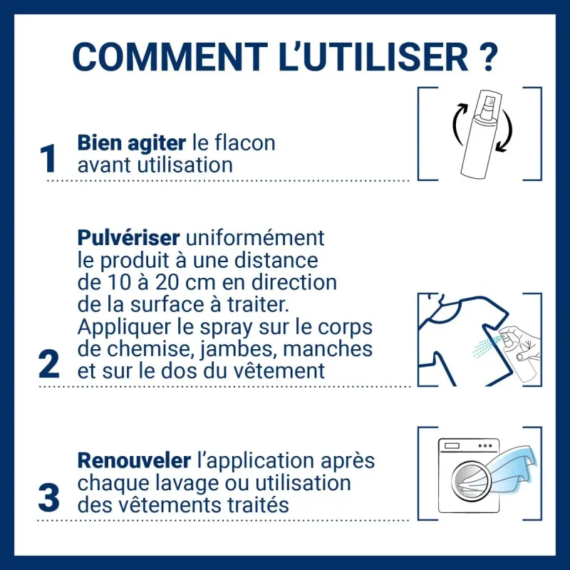 INSECT ÉCRAN SPRAY VÊTEMENTS & TISSUS INSECT ÉCRAN SPRAY VÊTEMENTS & TISSUS