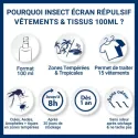 INSECT ÉCRAN SPRAY VÊTEMENTS & TISSUS INSECT ÉCRAN SPRAY VÊTEMENTS & TISSUS