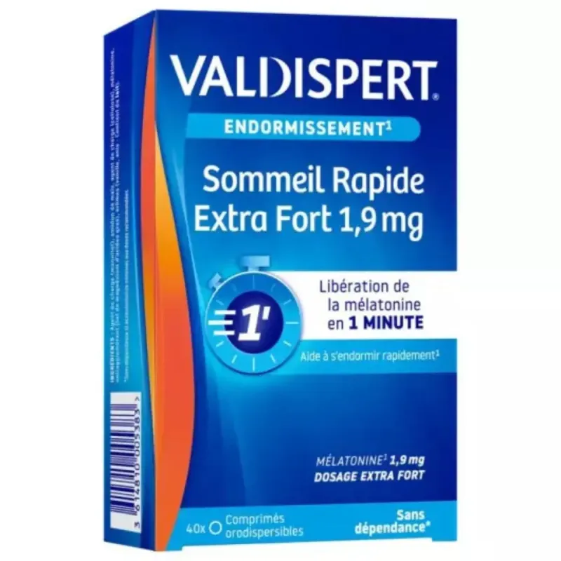 Valdispert Endormissement Sommeil Rapide Comprimés Orodispersibles x40 Valdispert Endormissement Sommeil Rapide Comprimés Orodispersibles x40