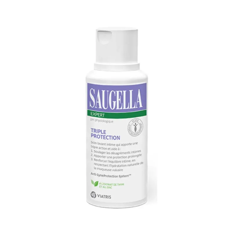 SAUGELLA TRIPLE PROTECTION Soin lavant intime SAUGELLA TRIPLE PROTECTION Soin lavant intime