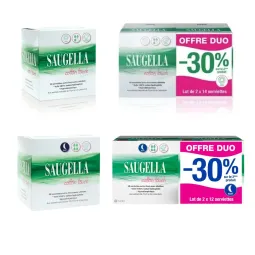 Saugella Cotton Touch Serviettes extra-fines avec ailettes