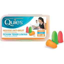 Quies Mousse anti bruit tricolore