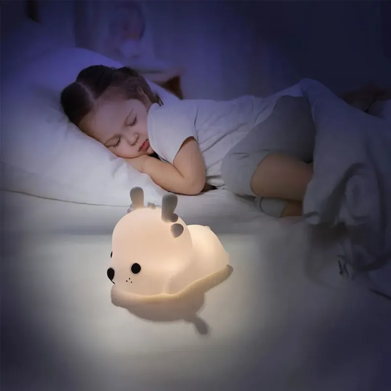 Luc et Léa Veilleuse Doudou Le Petit Renne