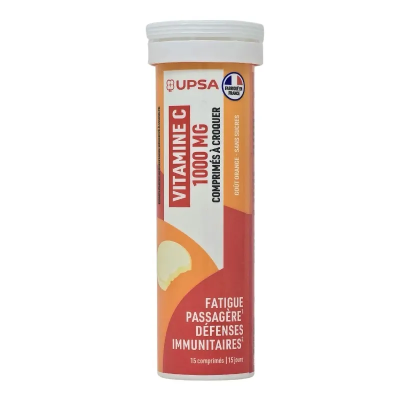Upsa Vitalité Vitamine C 1000mg Comprimés à Croquer Upsa Vitalité Vitamine C 1000mg Comprimés à Croquer