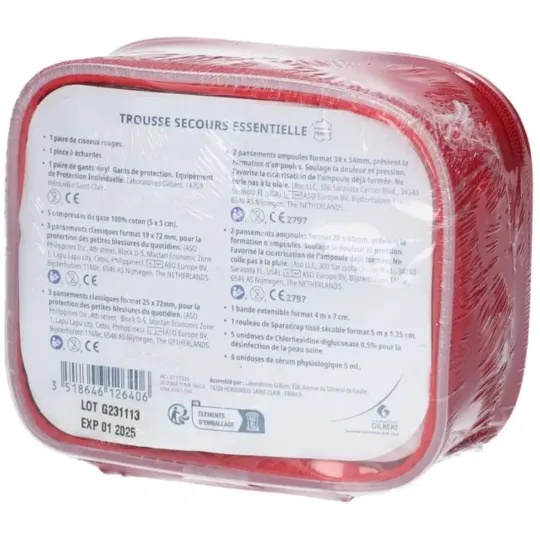 Gilbert Trousse de Secours Premières Urgences
