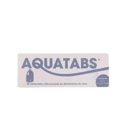Aquatabs purification d'eau 10l