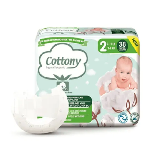 Cottony Couche Taille 2 3-6 kg