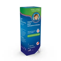 Viatris Duo Anti-poux et Lentes Lotion +Peigne