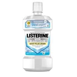 Listerine Bain de bouche Soin Blancheur Goût plus Léger
