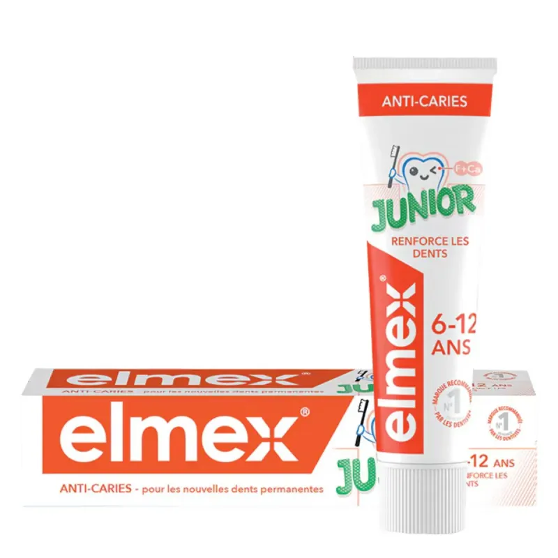 Elmex Junior 6 à 12 ans Dentifrice Elmex Junior 6 à 12 ans Dentifrice