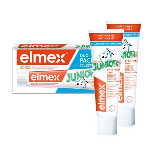 Elmex Junior 6 à 12 ans Dentifrice duo Elmex Junior 6 à 12 ans Dentifrice duo