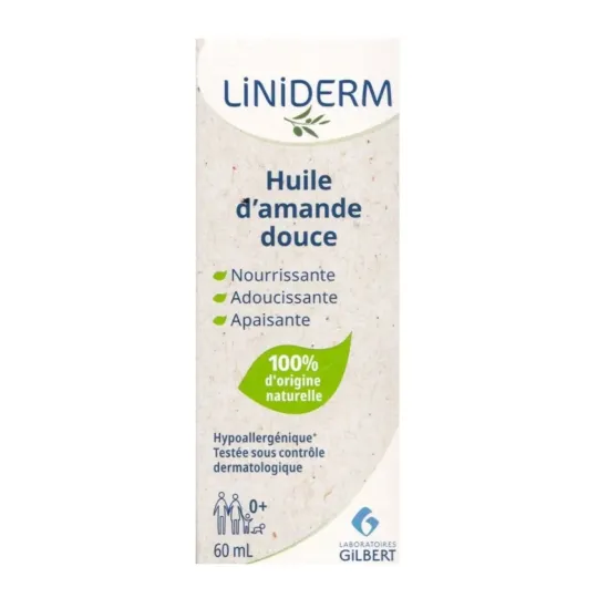 Gilbert Liniderm Huile Végétale d'Amande Douce Gilbert Liniderm Huile Végétale d'Amande Douce