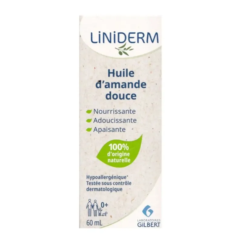 Gilbert Liniderm Huile Végétale d'Amande Douce Gilbert Liniderm Huile Végétale d'Amande Douce