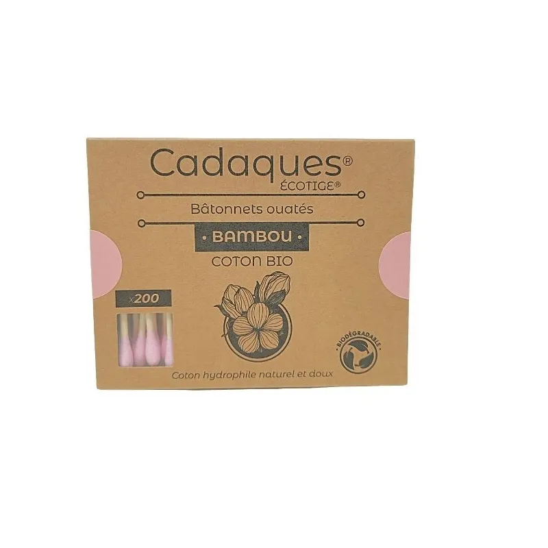Cadaques 200 Bâtonnets Ouatés Rose Cadaques 200 Bâtonnets Ouatés Rose