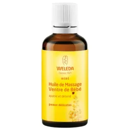 Weleda Bébé Huile de Massage Ventre de Bébé 50ml