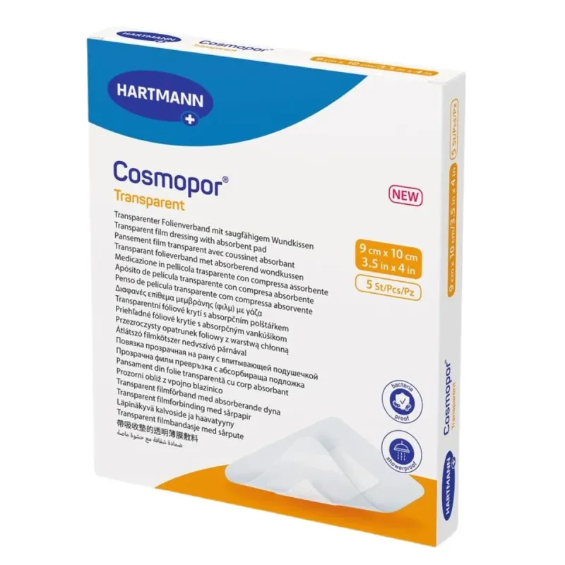 Hartmann Cosmopor Transparent 9cmX10cm Hartmann Cosmopor Transparent 9cmX10cm