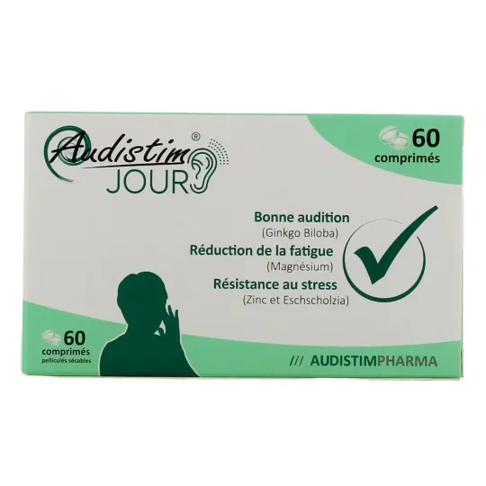 Audistim Jour Audition Fatigue et Stress Comprimés Audistim Jour Audition Fatigue et Stress Comprimés