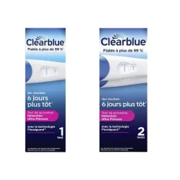 Clearblue Tests de Grossesse Détection Ultra Précoce