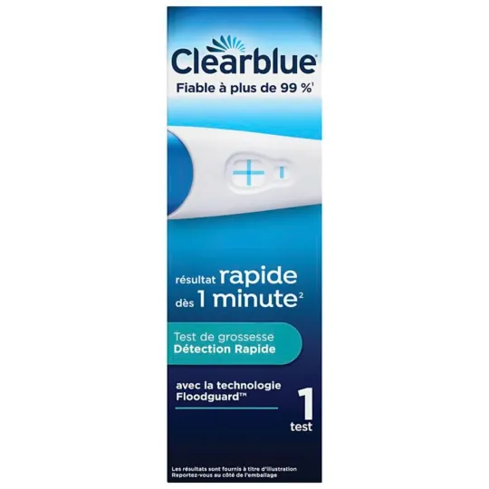 Clearblue Test de grossesse détection rapide Clearblue Test de grossesse détection rapide