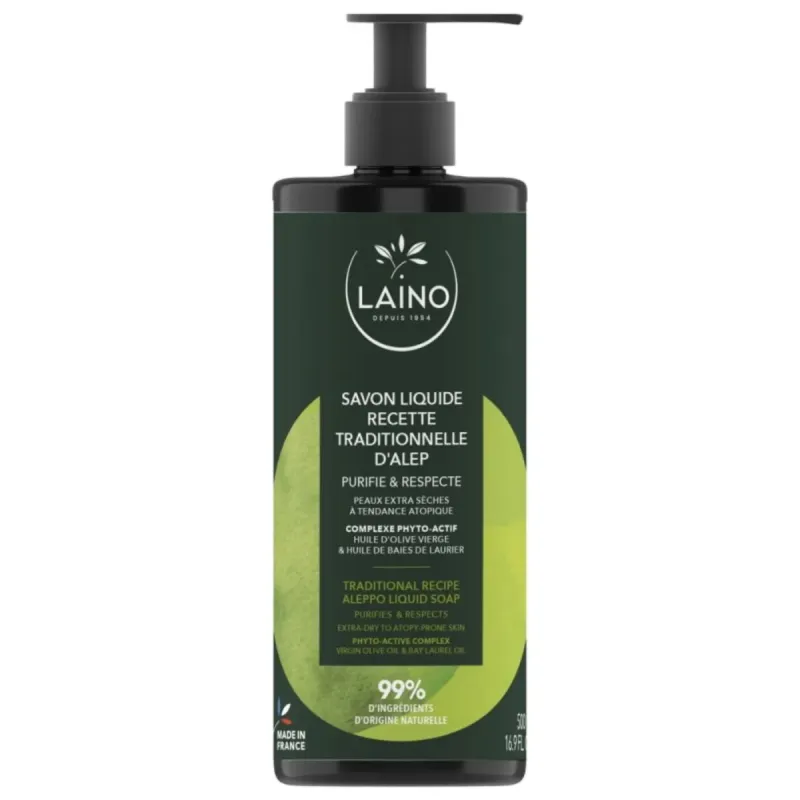 Laino Savon Liquide Corps&Mains Recette d'Alep