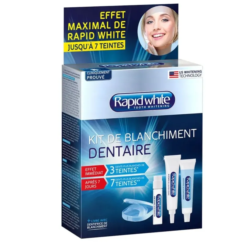 Rapid White Kit de Blanchiment Dentaire Rapid White Kit de Blanchiment Dentaire