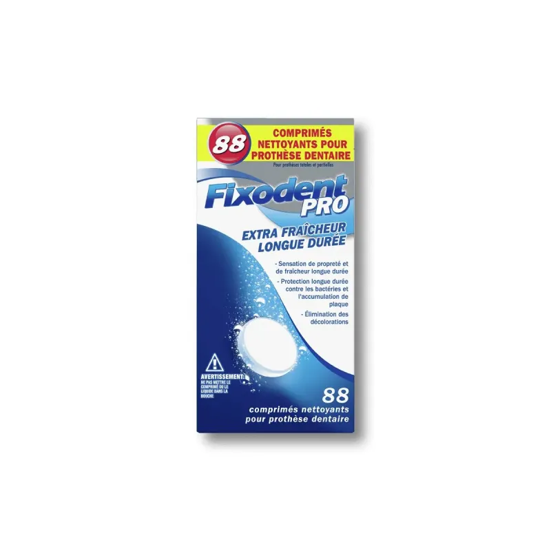 Fixodent Pro Extra Fraicheur Longue durée Fixodent Pro Extra Fraicheur Longue durée