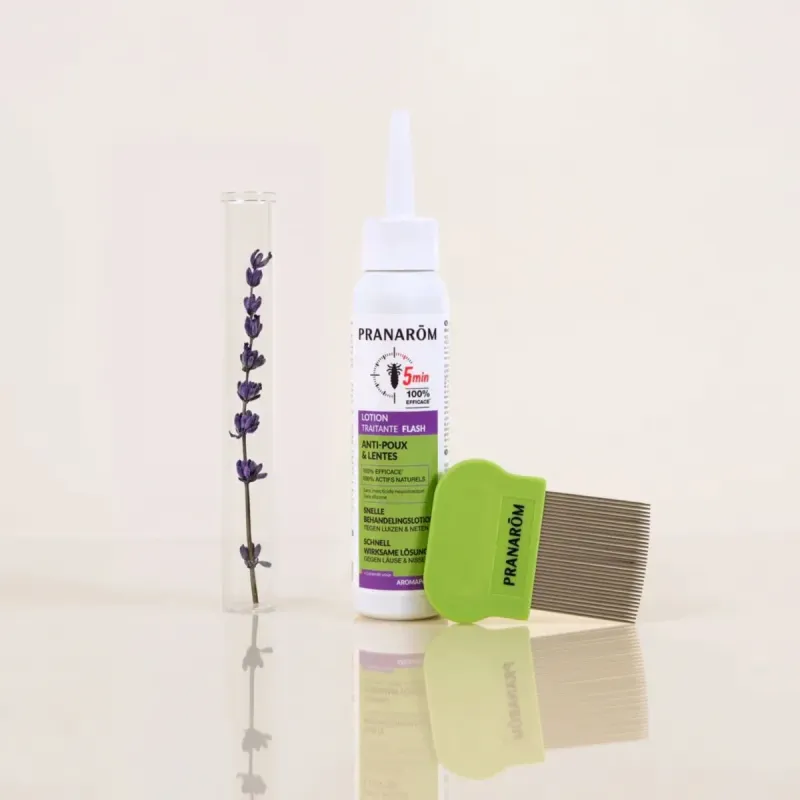 Pranarôm Aromapoux Lotion Traitante Poux&Lentes Flash