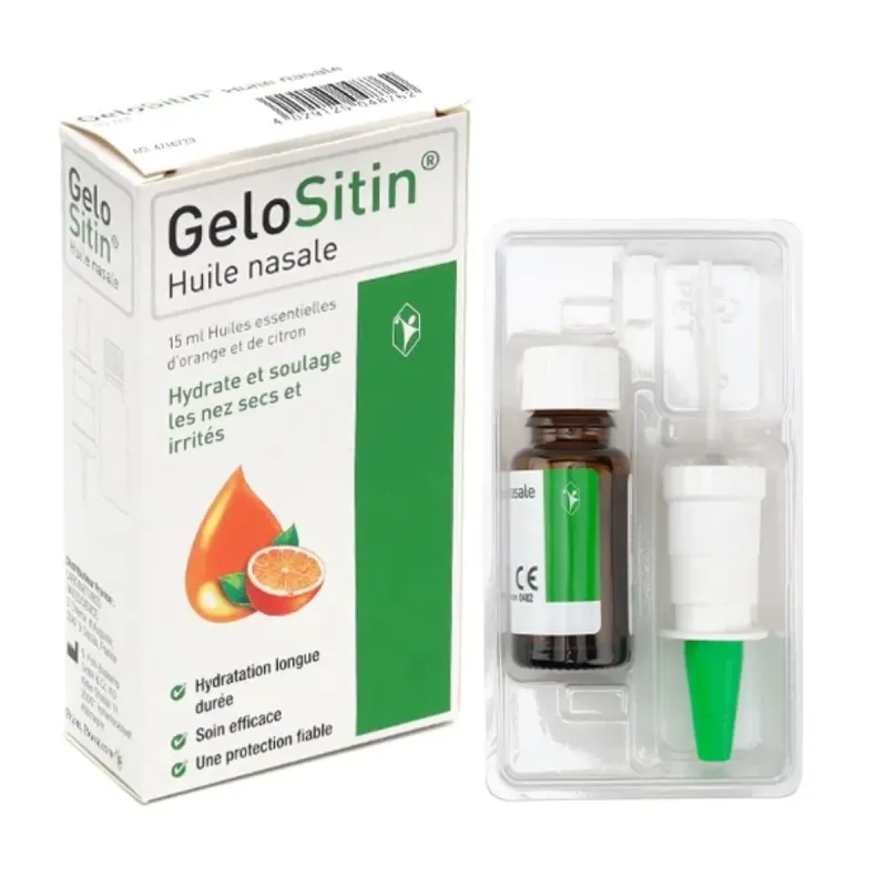 GeloSitin Huile Nasale Nez secs et Irrités GeloSitin Huile Nasale Nez secs et Irrités