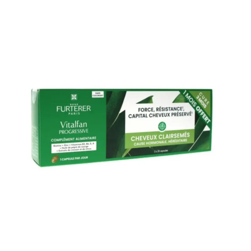 Furterer Vitalfan Progressive Cure 3 mois dont 1 mois offert