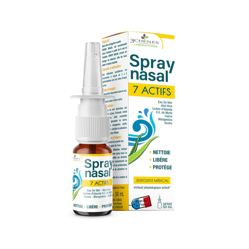 Les 3 Chênes Spray Nasal 7 actifs 50ml