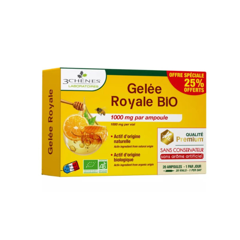 Les 3 Chênes Gelée Royales ampoule Les 3 Chênes Gelée Royales ampoule