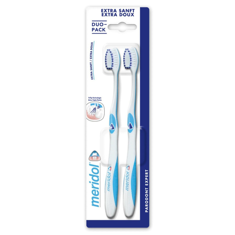 Méridol Parodont Expert Brosses à Dents Extra Doux