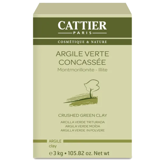 Cattier Argile Verte Concassée 3 kg.