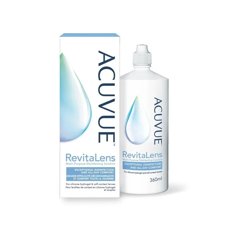 Acuvue Revitalens Solution Désinfectante Lentilles Souples 360ml Acuvue Revitalens Solution Désinfectante Lentilles Souples 360ml