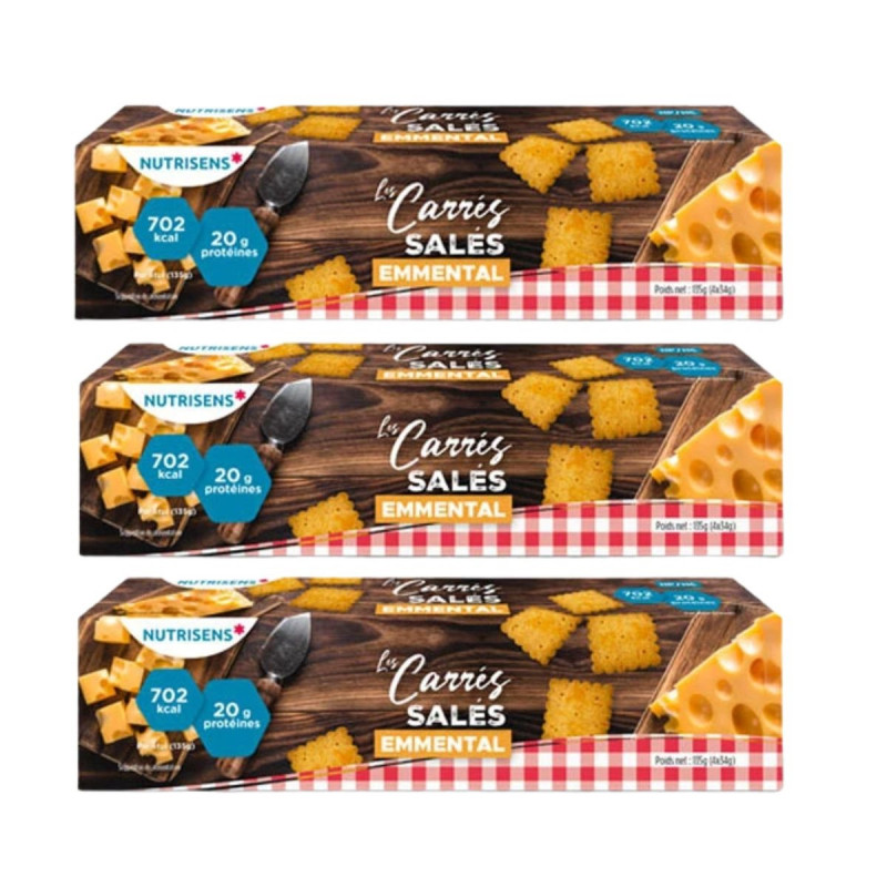 Nutrisens Les Carrés Salés Emmental HP HC