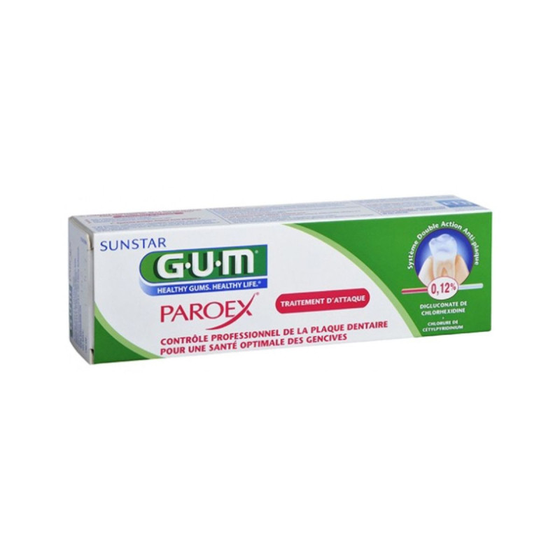 GUM Paroex Gel Dentifrice Traitement d'Attaque
