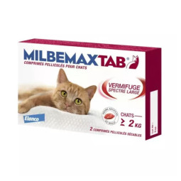 MilbemaxTab Chats 2 Comprimés