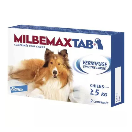 MilbemaxTab Chiens 2 Comprimés