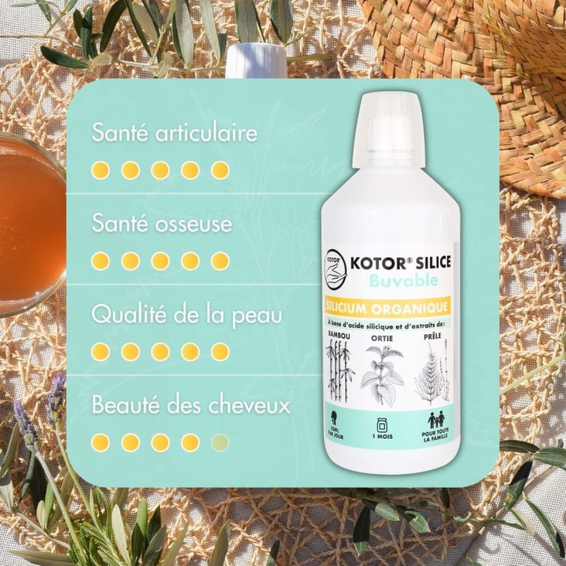 Kotor Silice Buvable Silicium Organique