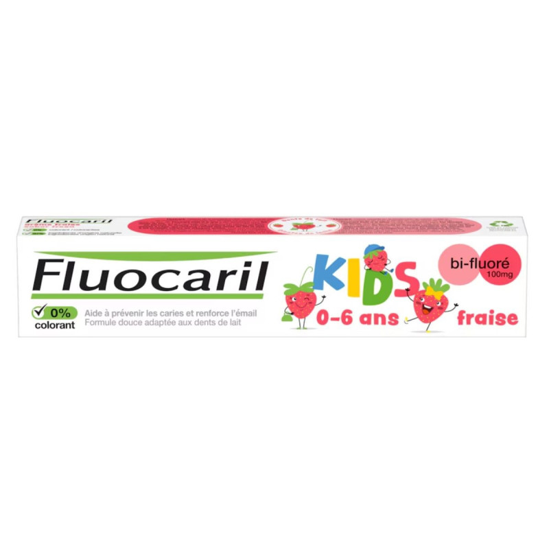 Fluocaril Dentifrice Kids 3-6 ans Gel Fraise Fluocaril Dentifrice Kids 3-6 ans Gel Fraise