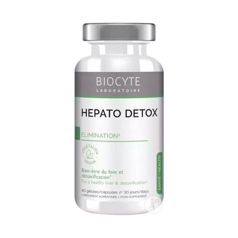 Biocyte Hepato Detox 60 gélules Biocyte Hepato Detox 60 gélules