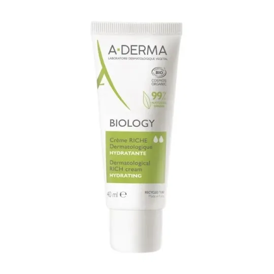 A-Derma Biology Crème Riche Hydratante Bio 40ml A-Derma Biology Crème Riche Hydratante Bio 40ml