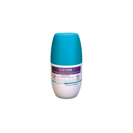 Cattier Déodorant Bio Roll-On Fraîcheur Marine 50ml