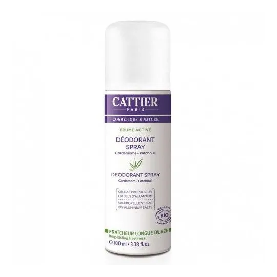 Cattier Déodorant Spray Brume Active 100 ml. Cattier Déodorant Spray Brume Active 100 ml.