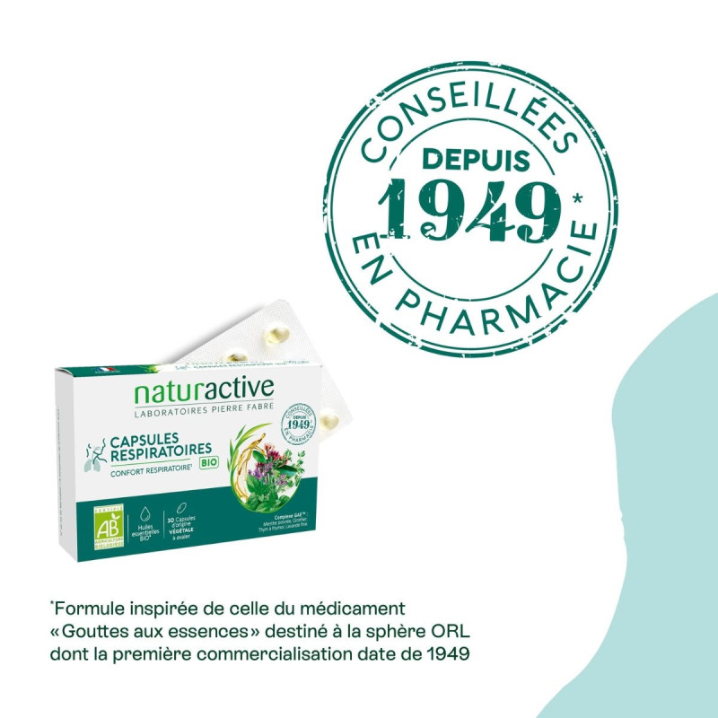 Naturactive Capsules Respiratoires GAE Bio Naturactive Capsules Respiratoires GAE Bio