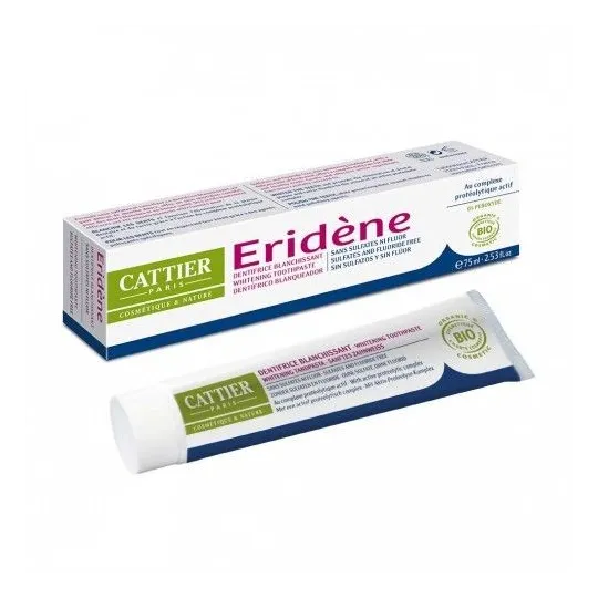 Cattier Eridène sans Sulfates ni Fluor 75 ml. Cattier Eridène sans Sulfates ni Fluor 75 ml.
